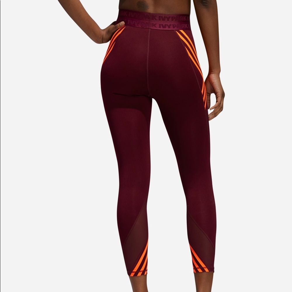 Adidas x IVY PARK Maroon 7/8 Leggings NWOT